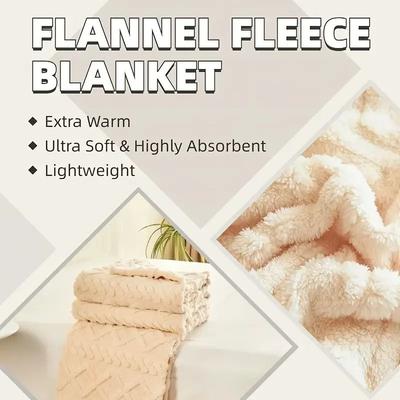 Uplifted Finds LushVault Fleece Pro white 100 X 150 Cm