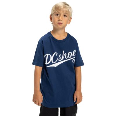 T-Shirt DC SHOES "Substitute", Kinder, Gr. 16(165-172cm), blau (estate blau), Obermaterial: 75% Baumwolle, 25% Baumwolle., Shirts T-Shirt