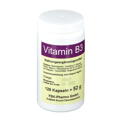 Vitamin B3 Kapseln 120 St