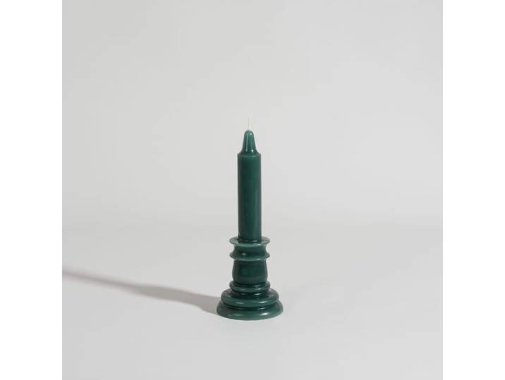 Grüne Stehkerze, H 21 cm