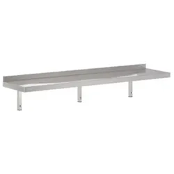 Combisteel Rfs Wandbord inklusive Konsolen aus Edelstahl 430 2200x300x320mm
