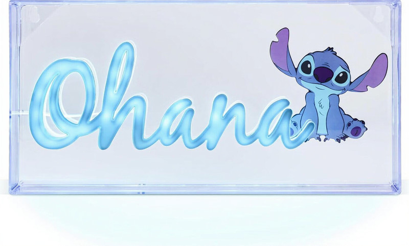 Paladone Ohana LED Neonlamp - Multikleur - 15 x 30 cm