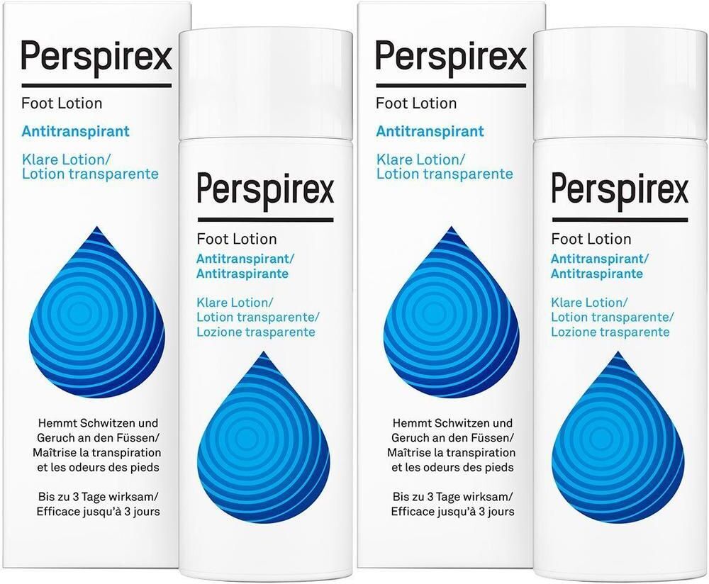 Perspirex Foot Lotion Antitranspirant 2x 2x100 ml