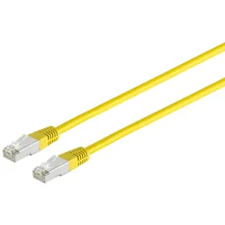 Patchkabel S/FTP Cat.6 gelb 1,0m