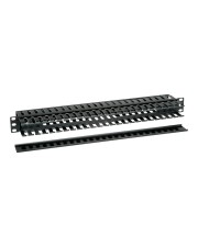 VALUE 19"-Frontplatte 1HE schwarz mit beidseitigem Kabelkanal 1 HE (26.99.0321)