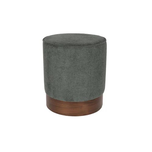 Dutchbone Bellevue Poef Rond Groen