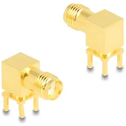 DELOCK Adapter SMA Buchse 90° PCB HBI59-1