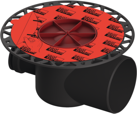 TECEdrainpoint S Ablauf DN100 waagerecht 3607500 mit Seal System Universalflansch