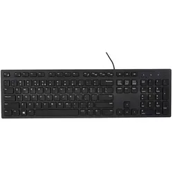 Dell Keyboard (ENGLISH) (US, Kabelgebunden), Tastatur, Schwarz
