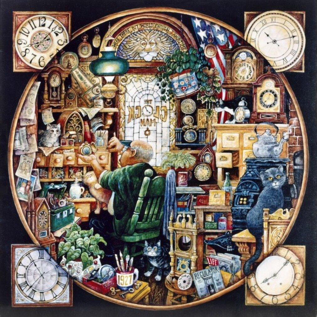 GRAFIKA Vierkantig raadsel Puzzel 1000 stukjes