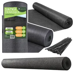 Schattennetz für Zaun Zaunabdecknetz Grau 1,5M 50M 140g/m2