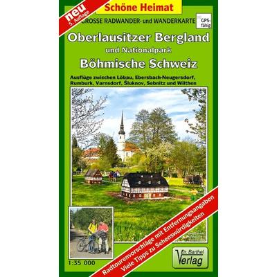 Große Radwander- und Wanderkarte Oberlausitzer Bergland und Nationalpark Böhmische Schweiz, Sonstige von Verlag Barthel, Barthel, A, 978-3-89591-073-9