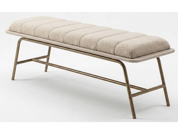 Xlmoebel Bank Bank modern beige bequem praktisch Schlafzimmer komfortabel