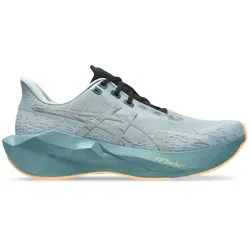 Asics Herrenlaufschuhe Novablast 6 Lite-Show, Lite Show/Orange Glow - hellblau / 46