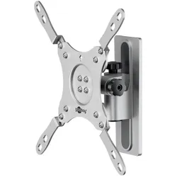 Goobay TV-Wandhalterung Caravan TILT M, Silber (Wand, 15 kg, 13" - 43"), TV Wandhalterung, Silber