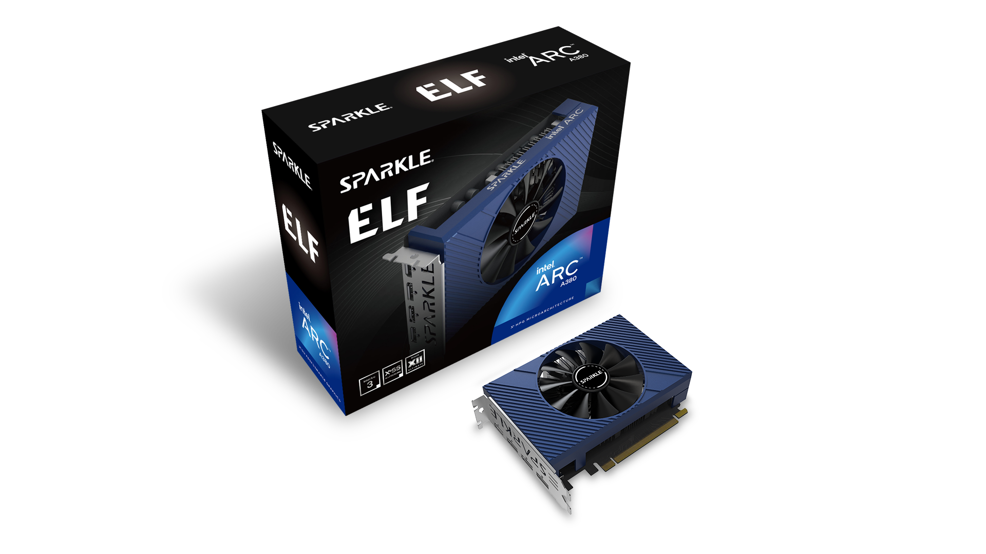 SPARKLE Intel Arc A380 ELF OC Grafikkarte 8 GB
