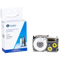 G&G Schriftband ersetzt Casio XR-24WE1