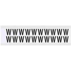 Brady, Etiketten, Identical numbers and letters
