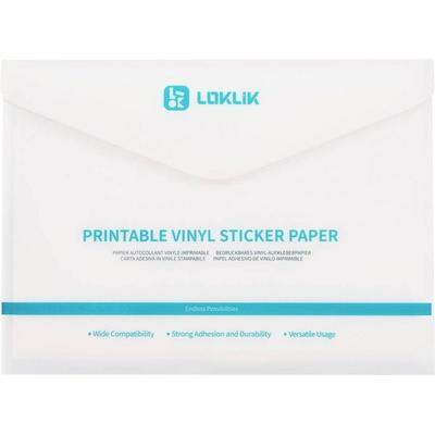 Loklik Vinyl-Aufkleberpapier A4 - 20er-Pack Klebeband