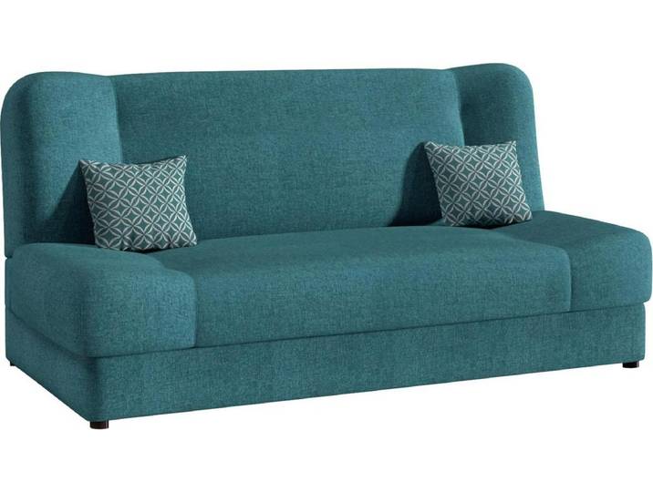 MIRJAN24 Schlafsofa Jonas, Stilvoll Polstersofa vom Hersteller, Sofa mit Bettkasten und Schlaffunktion (Drago 134 + Drago 134 + Evo 30)