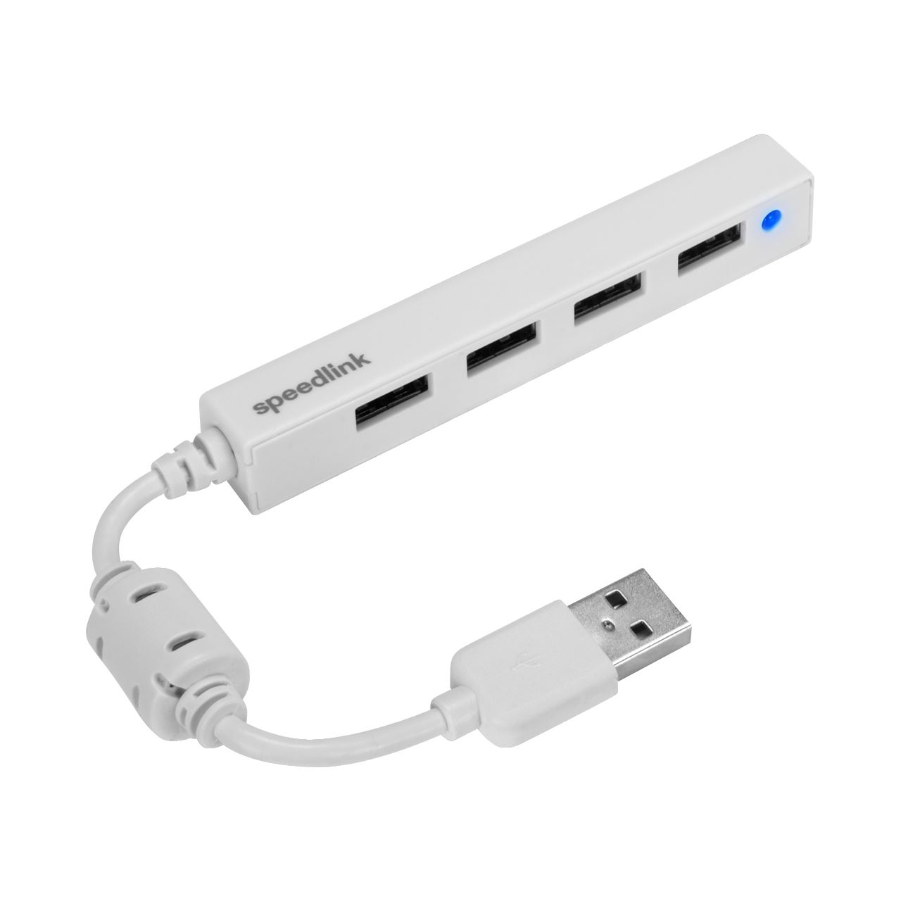 Speedlink USB-HUB SNAPPY SLIM, 4-Port, Passiv, weiß retail
