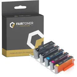 5er Premium Multipack Set kompatibel für Canon PGI-580 CLI-581 XXL Druckerpatronen