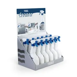 Tres Karton mit 12 Stück Tres Cleaner Reiniger für Bad und Küchenarmaturen , 134100106CB12 134100106CB12