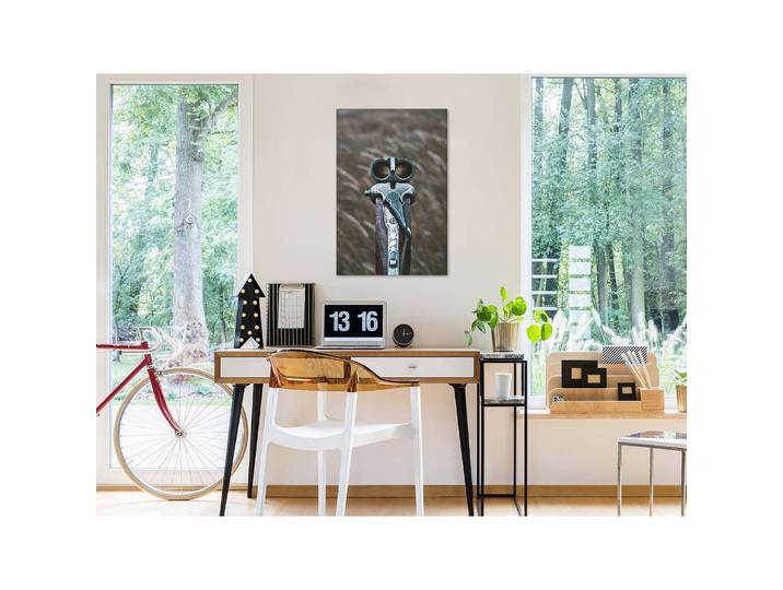Tableau déco Shotgun Lin Gris 40 x 60cm