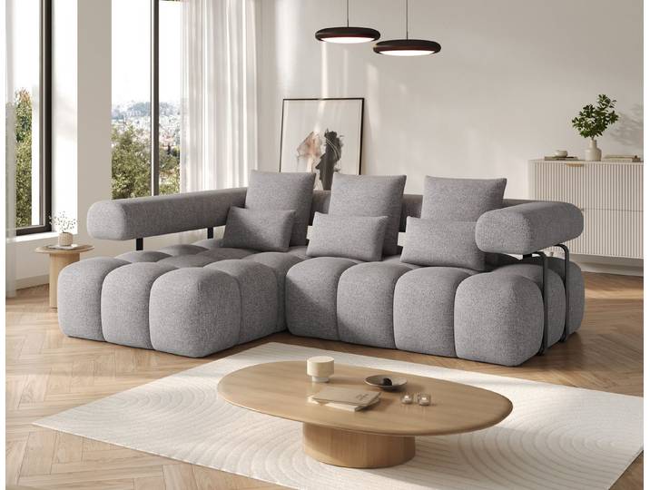 yourhouse24 Ecksofa Levvi modern mit elektrischer Schlaffunktion, mit Schlaffunktion