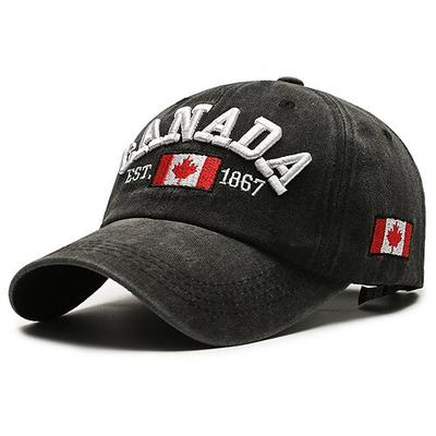 Kanada-Baseballkappe für Damen und Herren, Kanada-Tag-Ahornblattflagge, Dad-Hat, Golfkappe, Sport-Outdoor-Kappe, schlichte, taillierte Kappe