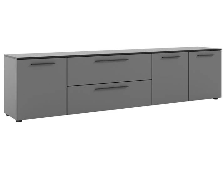 Novel XL-TV-Lowboard SOUL, basalt, Holznachbildung