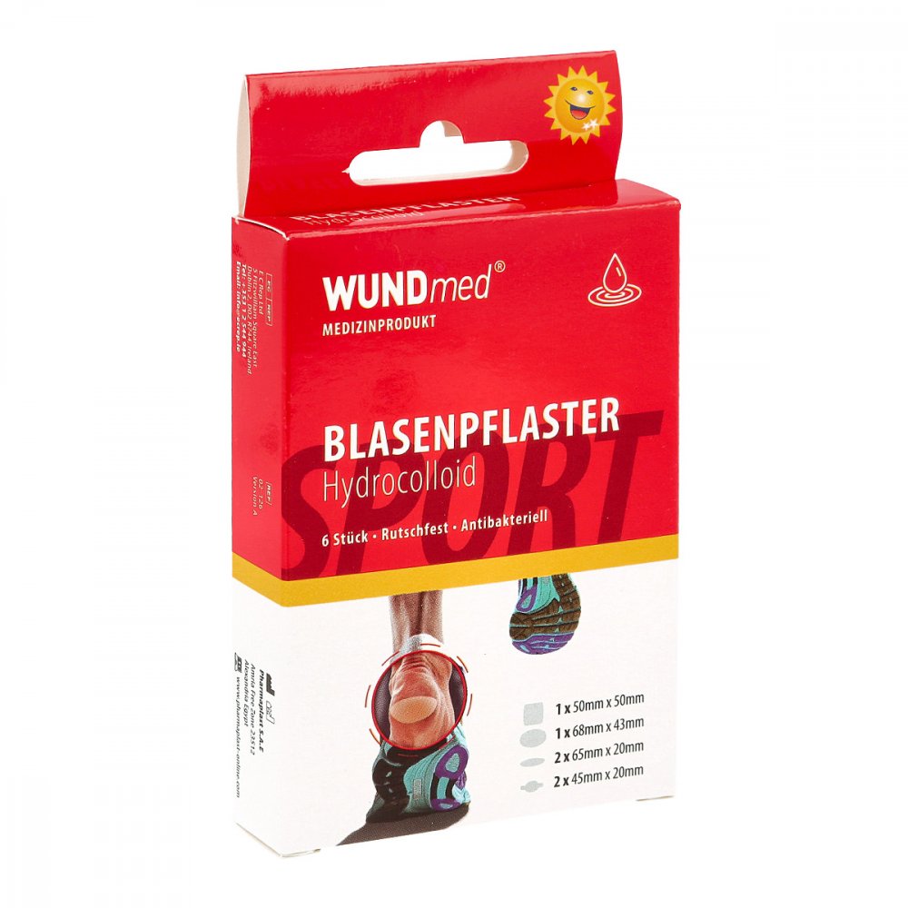 Axisis GmbH Blasenpflaster transparent hydrocolloid 4 Grössen 10063065