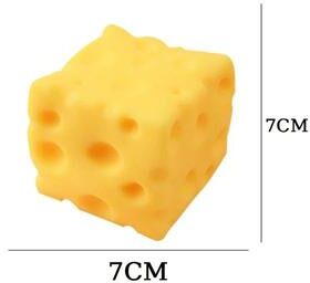 Uplifted Finds Giant Cheese Squeeze Toy Extra Large Slow Rebound Squishy Fidget Stress Relief 7cm 1pc