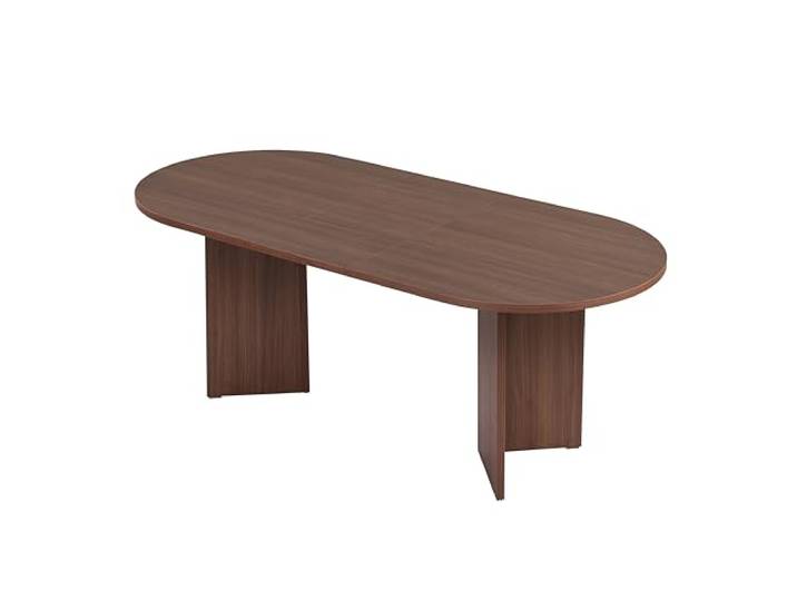 Ausziehbarer Esstisch, Walnuss-Farbe, 160–200 cm x 90 cm x 75 cm 100% melaminbeschichtete Spanplatte, 25 mm Stärke Stabiler Metallrahmen, perfekt für Moderne Esszimmer & Geselligkeit