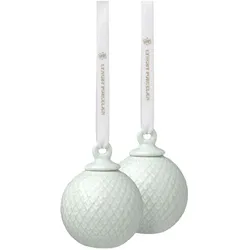 Lyngby, Christbaumschmuck, Rhombe Dekorationskugel (2x)