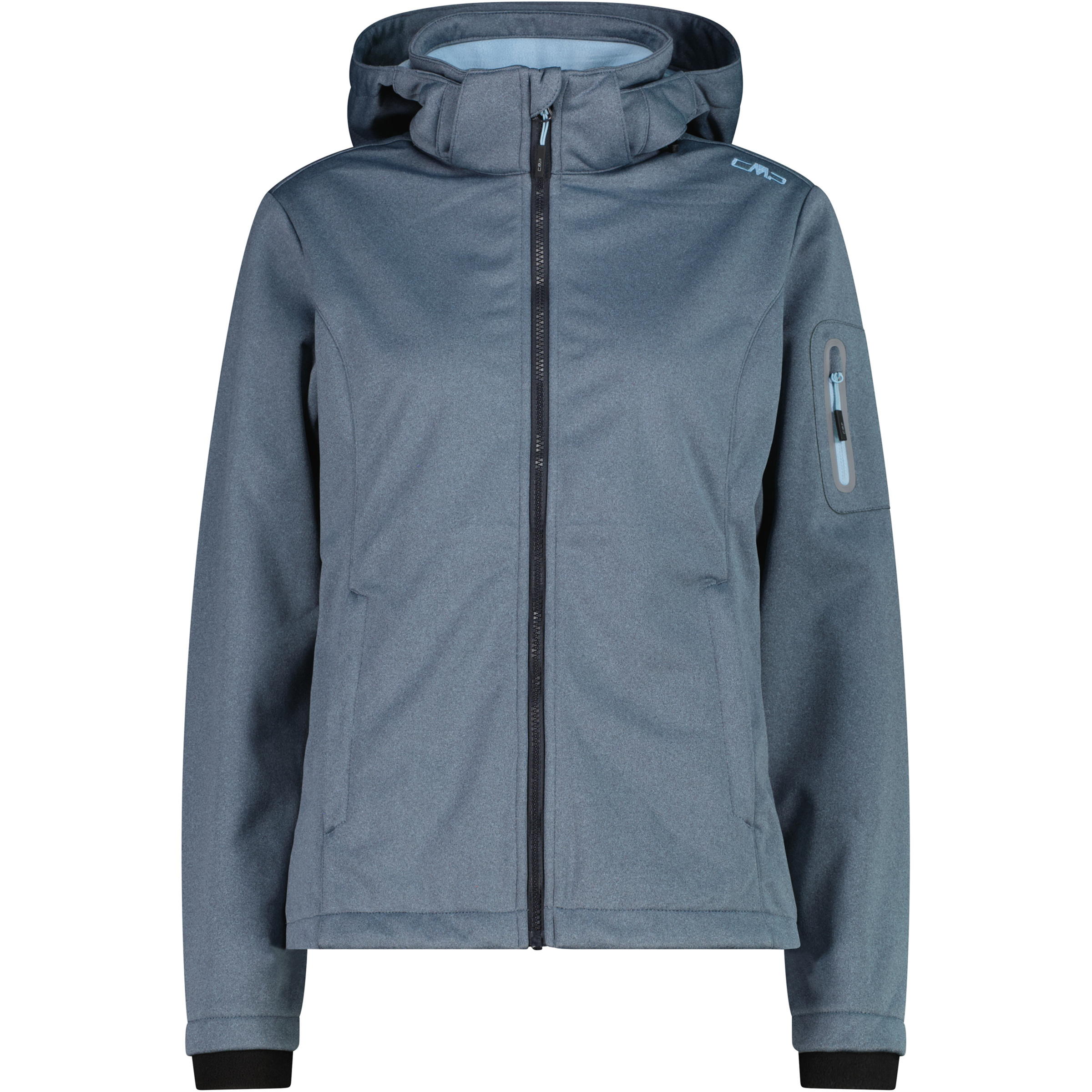CMP Melange Damen Softshelljacke blau Größe XXL Trekking Wasserabweisend