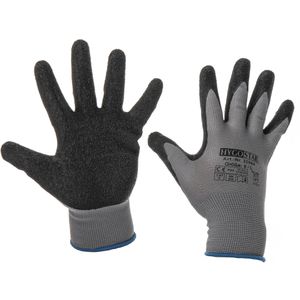 Franz-Mensch Arbeitshandschuhe Skill 33984, Latex-Beschichtung, grau, Größe 9 / L, 12 Paar