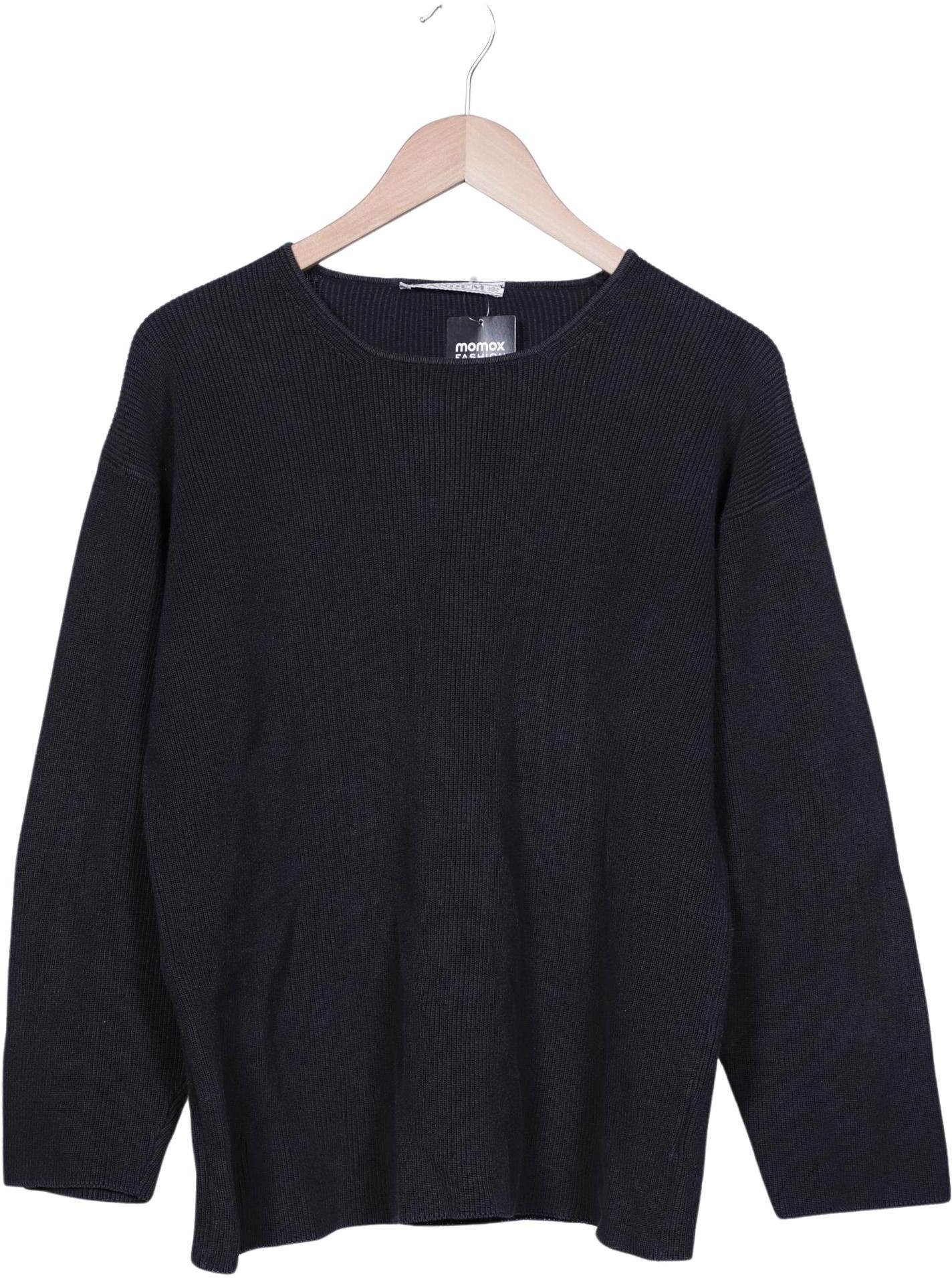 Tandem Damen Pullover, Schwarz, Gr. EU 36, Baumwolle - Second Hand