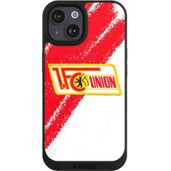 Nivocase Handyhülle für Apple iPhone 15 Hülle NIVOpure Case Schwarz 1. FC Union Berlin Logo Offizielles (Apple iPhone 15), Smartphone Hülle, Schwarz