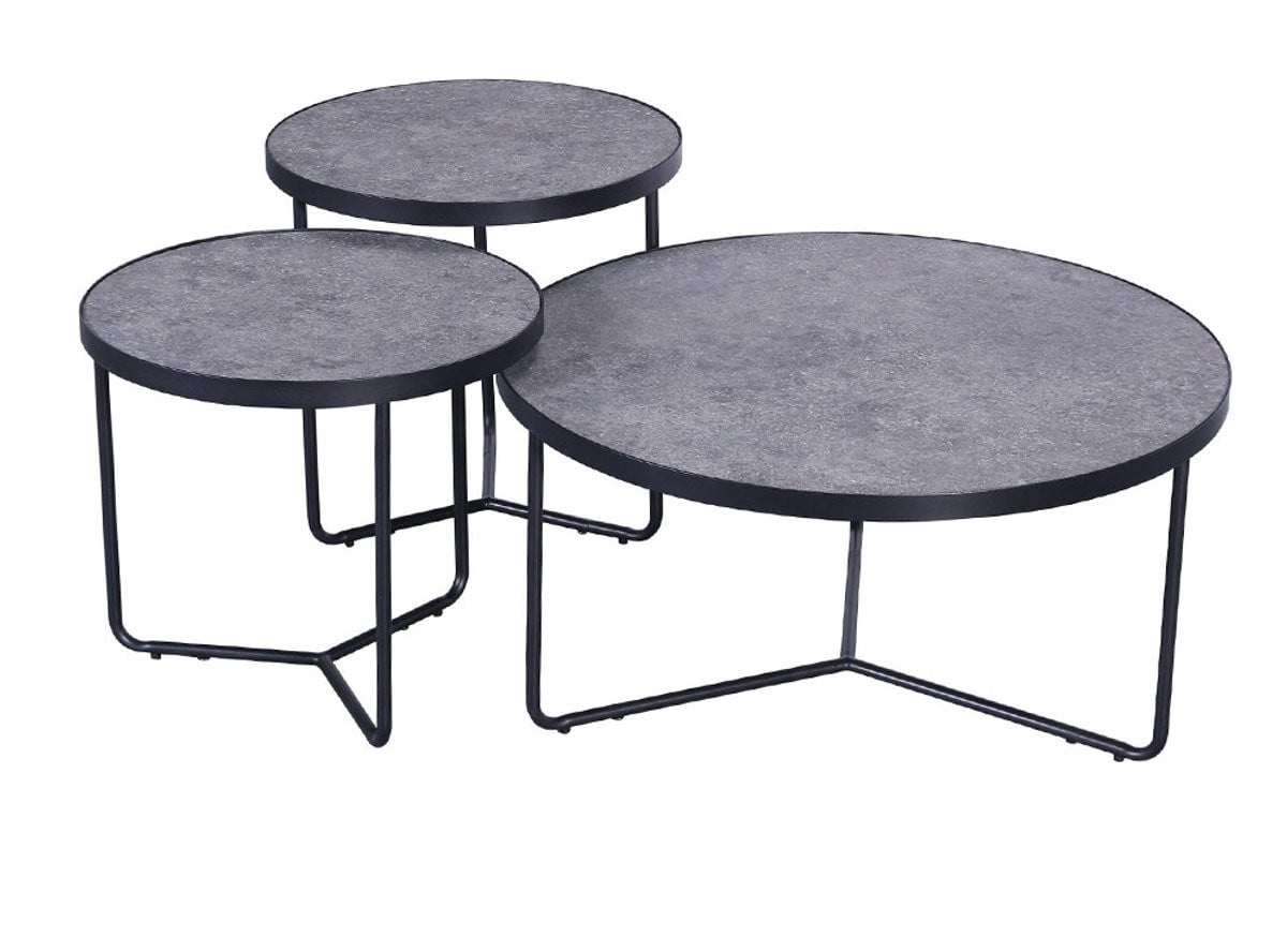 Set van 3 Varzi salontafels
