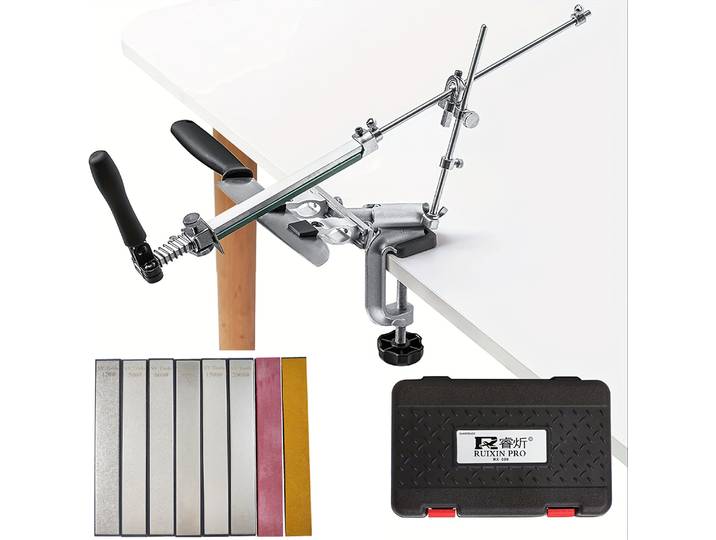 RUIXIN PRO RX-009 affûteur d'angle fixe affûteur de couteaux pierre à aiguiser diamant pierre à aiguiser système d'affûtage de polissage