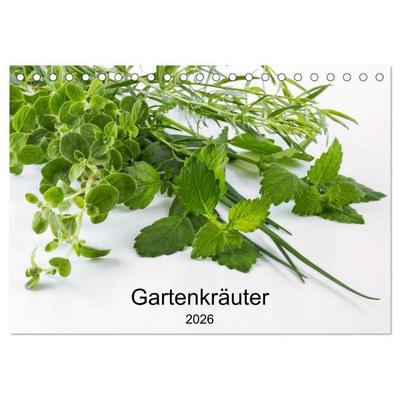 Gartenkräuter (Tischkalender 2026 DIN A5 quer), CALVENDO Monatskalender