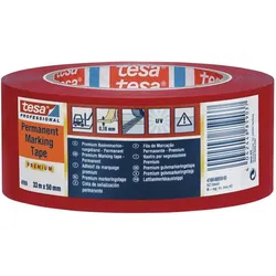 tesa, Klebeband, Markierungsklebeband Schwarz ( (50 mm)