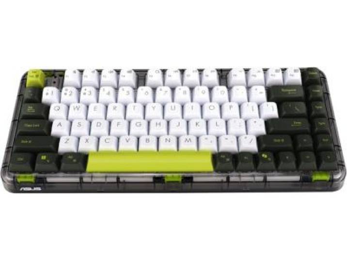 Asus - Clavier Sans Fil Jelly75 Kd201 Vert Electrique