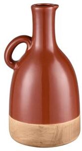 Elk Studio Elk Home Adara Brick Red Earthenware 6.25 Inch Wide Vase
