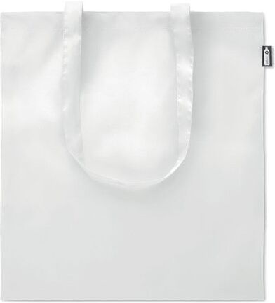 Sac shopping publicitaire en RPET PET recyclé blanc
