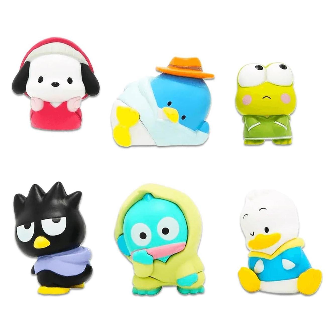 Takara Tomy Sanrio Twinchees Minifiguren Hapidanbui Hoodie 5 cm Display (24) (TOMY805059)