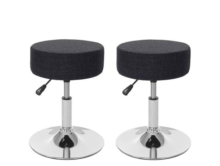 HOCKER Anthrazit 2er-Set