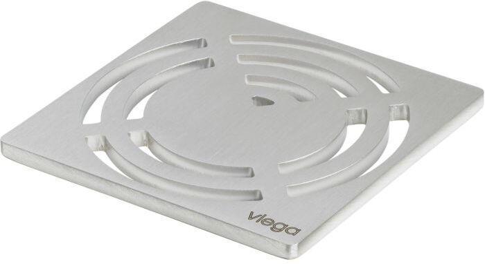 Viega Advantix Rost 492304 Visign RS3, 94x94mm, massiv, Edelstahl 1.4301
