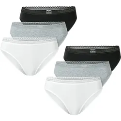 Schiesser Damen Rioslip Modern Multipacks 6er Pack